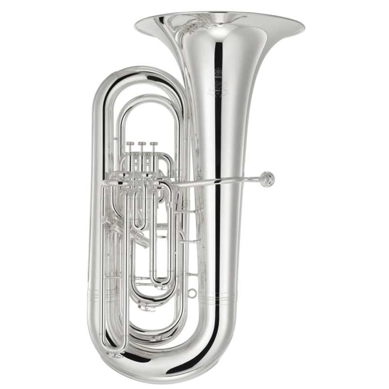 Yamaha YEB632S MK2 Neo Series Eb Tuba in Silver Plated Finish … 3+1 Valve Professional Model Tuba (480mm Bell) with Case & Mouthpiece (YEB-632S-02)