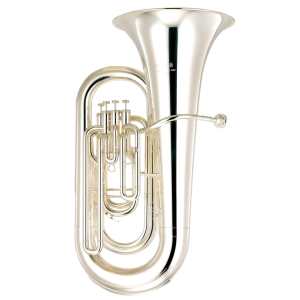Yamaha YEP-321S Bb Euphonium in Silver Plated Finish with Case & Mouthpiece [student model 4-valve YEP321S]