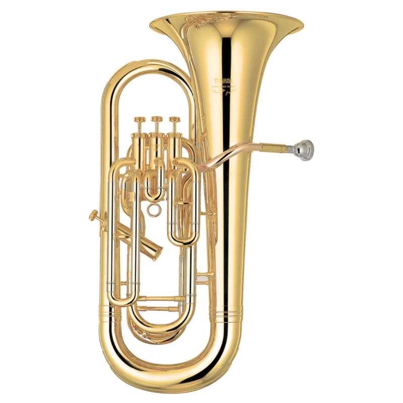 Yamaha YEP-621 Bb Euphonium in Clear Lacquer Finish with Case & Mouthpiece [professional model 4-valve non-compensating YEP621]