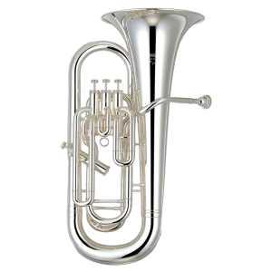 Yamaha YEP-621S Bb Euphonium in Silver Plated Finish with Case & Mouthpiece [professional model 4-valve non-compensating YEP621S]