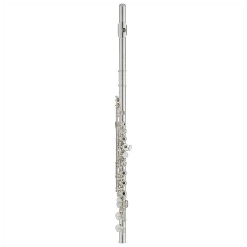 Yamaha YFL372 - Open Hole Silver Plated Flute with .925 Solid Sterling Silver Headjoint & Case