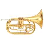 Yamaha 302M Marching Bb French Horn with Case & Mouthpiece