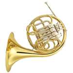 Yamaha YHR567 Double F/Bb French Horn with Fixed Bell (With Case & Mouthpiece)