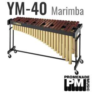 Yamaha YM-40 3.5-octave Marimba with Padauk Wood Bars and Height Adjustable Frame (YM40)