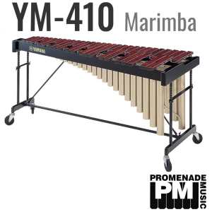 Yamaha YM-410 4-octave Marimba with Honduran Rosewood Bars and Height Adjustable Frame (YM410)