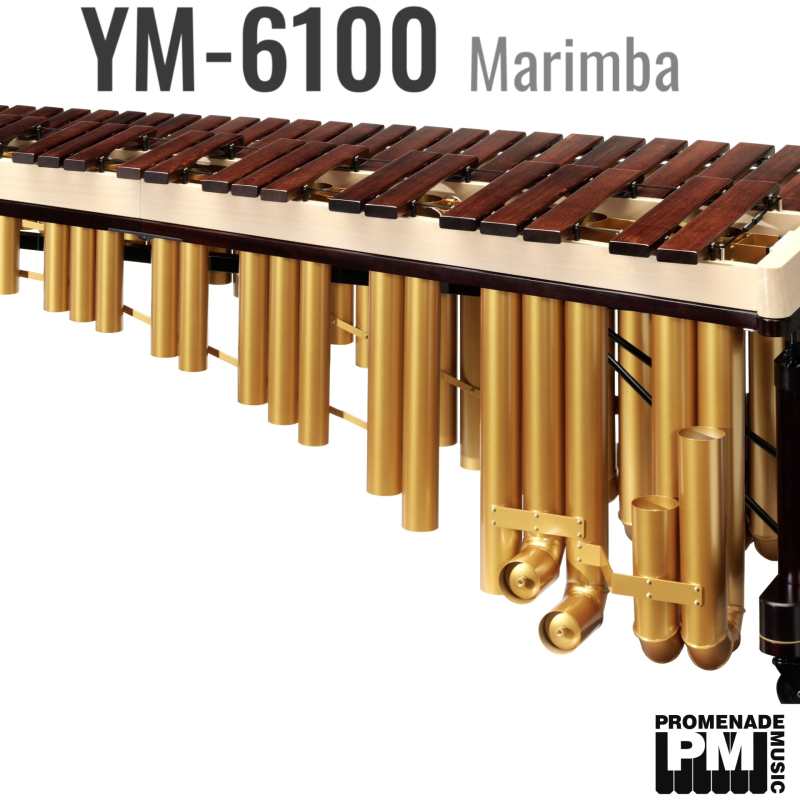 Yamaha YM-6100 5-octave Concert Grand Marimba with Honduran Rosewood Bars and Gas-spring Height Adjustable Frame [YM6100] - Image 2