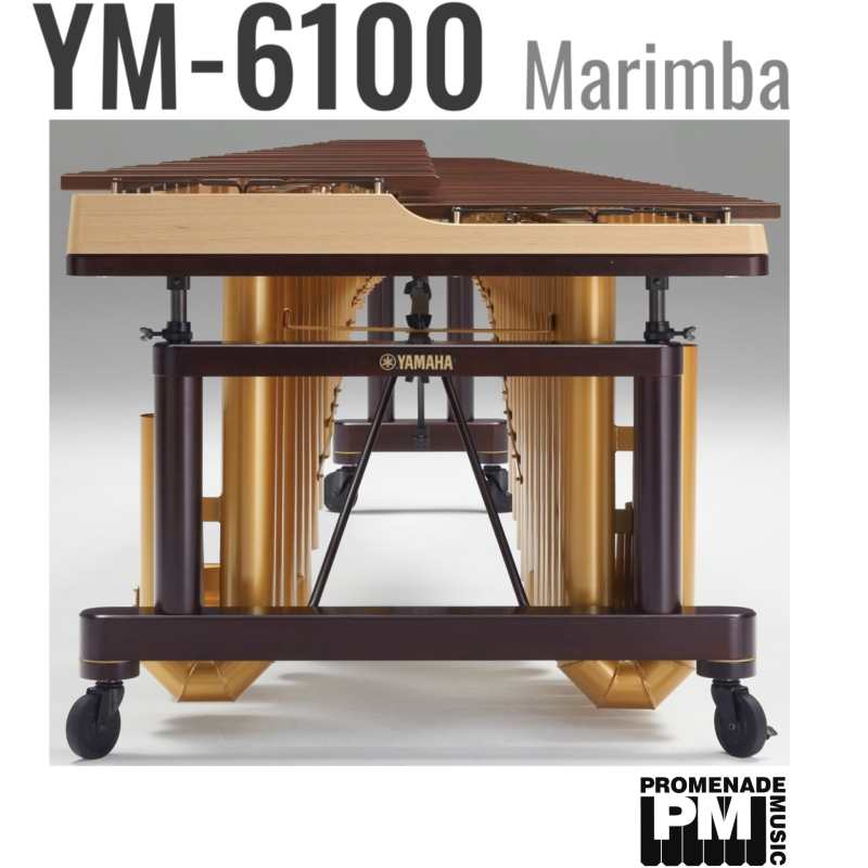 Yamaha YM-6100 5-octave Concert Grand Marimba with Honduran Rosewood Bars and Gas-spring Height Adjustable Frame [YM6100] - Image 3