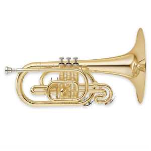 Yamaha YMP204M Marching Mellophone (With Case & Mouthpiece)