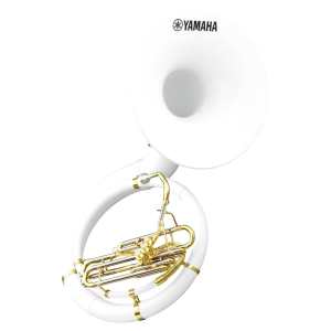 Yamaha YSH-301 Bb Sousaphone in Clear Lacquer ..... with FRP plastic body and ABS resin bell with soft case and mouthpiece [YSH301]