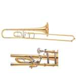 Yamaha YSL-350C Compact Bb Trombone in Gold Lacquer Finish with Case & Mouthpiece [student model YSL350C)
