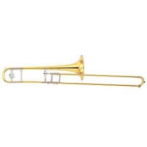 Yamaha YSL-610 Bb Tenor Trombone in Gold Lacquer Finish with Case & Mouthpiece (professional model with large bore YSL610)