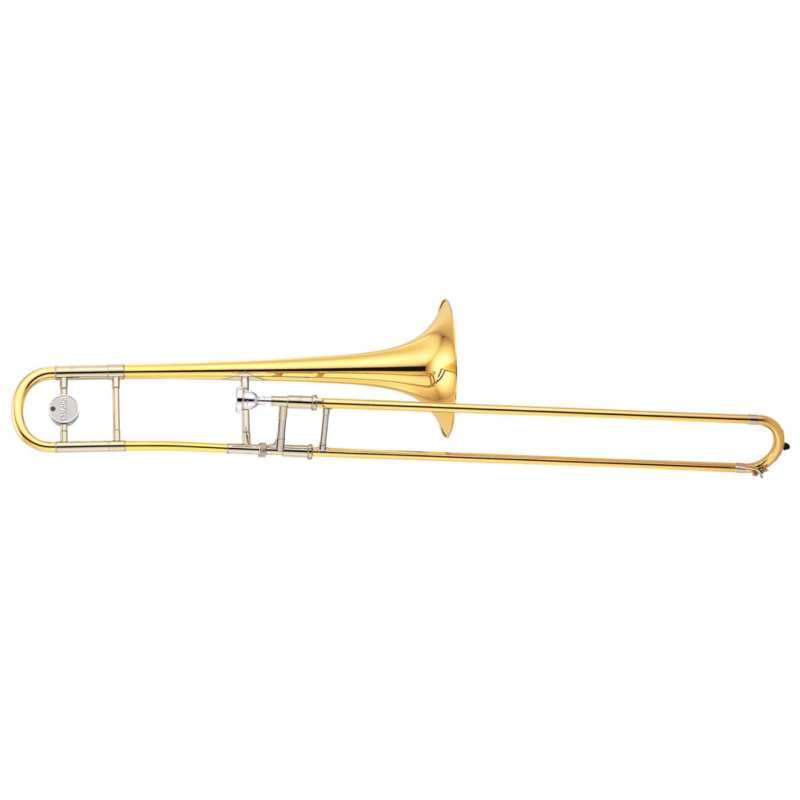 Yamaha YSL-610 Bb Tenor Trombone in Gold Lacquer Finish with Case & Mouthpiece (professional model with large bore YSL610)