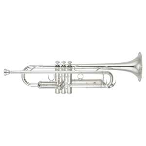 Yamaha YTR-5335GSII Bb Trumpet in Silver Plated Finish with Case and Mouthpiece [intermediate model YTR5335GS mk2]