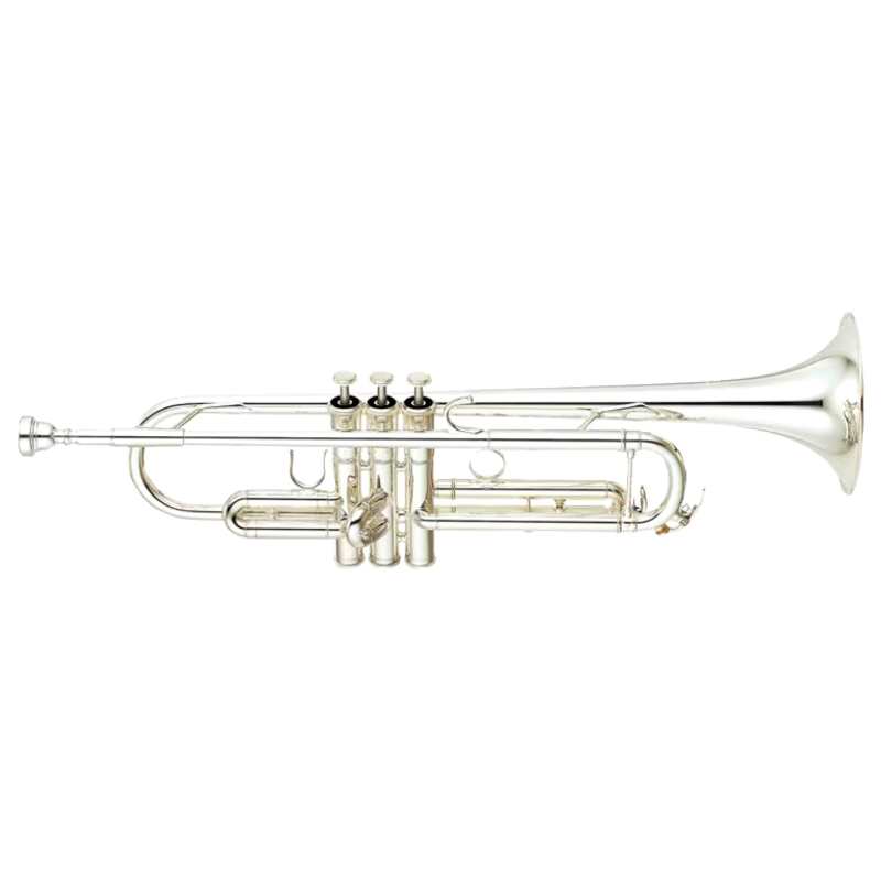 Yamaha YTR-6335RCS Bb Trumpet in Silver Plated Finish with Case & Mouthpiece [professional 'commercial model' YTR6335RCS)