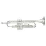 Yamaha YTR-2330S Bb Trumpet in Silver Plated Finish with Gigbag & Mouthpiece [student model YTR2330S]