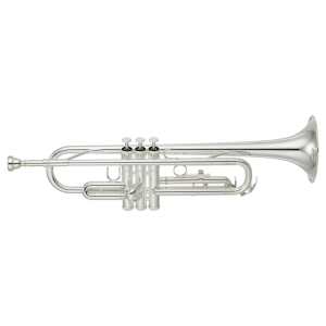 Yamaha YTR-2330S Bb Trumpet in Silver Plated Finish with Gigbag & Mouthpiece [student model YTR2330S]