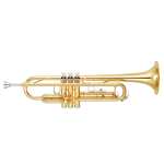 Yamaha YTR-3335 Bb Trumpet in Gold Lacquer Finish with Case & Mouthpiece [student model YTR3335]