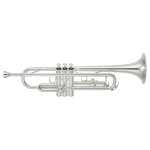 Yamaha YTR-3335S Bb Trumpet in Silver Plated Finish with Case & Mouthpiece [student model YTR3335S]