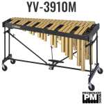 Yamaha YV-3910M 3.5-octave Vibraphone with YVM300 Pause-memory Motor, Gold Satin Finish Aluminum Alloy Bars and Height Adjustable Frame (YV3910M)