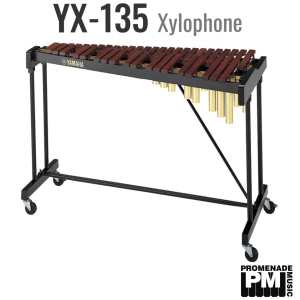 Yamaha YX-135 Xylophone ... 3.5-octave range (f1-c4) with padauk wood bars and stand (YX135)
