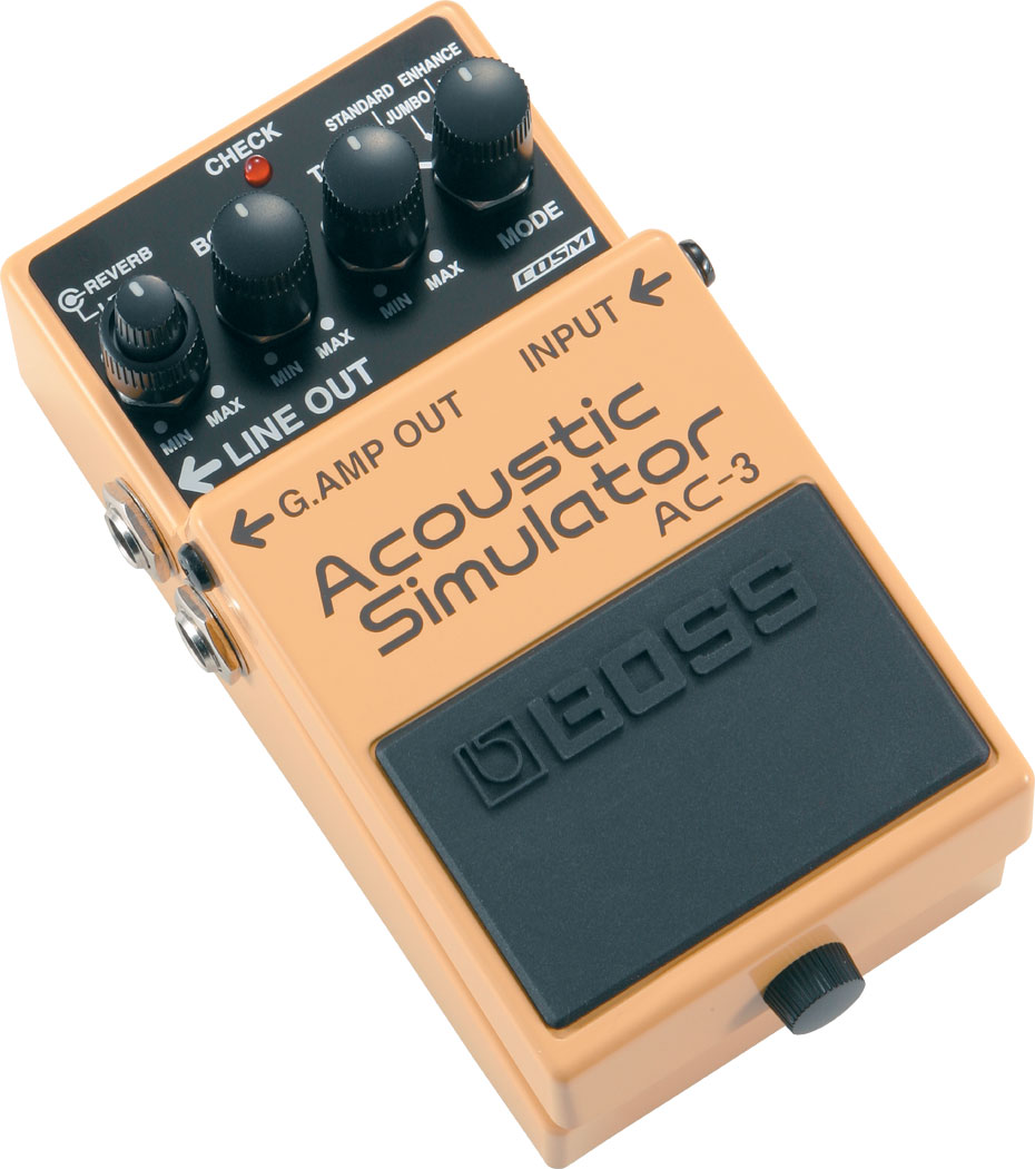 Boss AD-3 Acoustic Instrument Processor Guitar Effect Pedal Tested