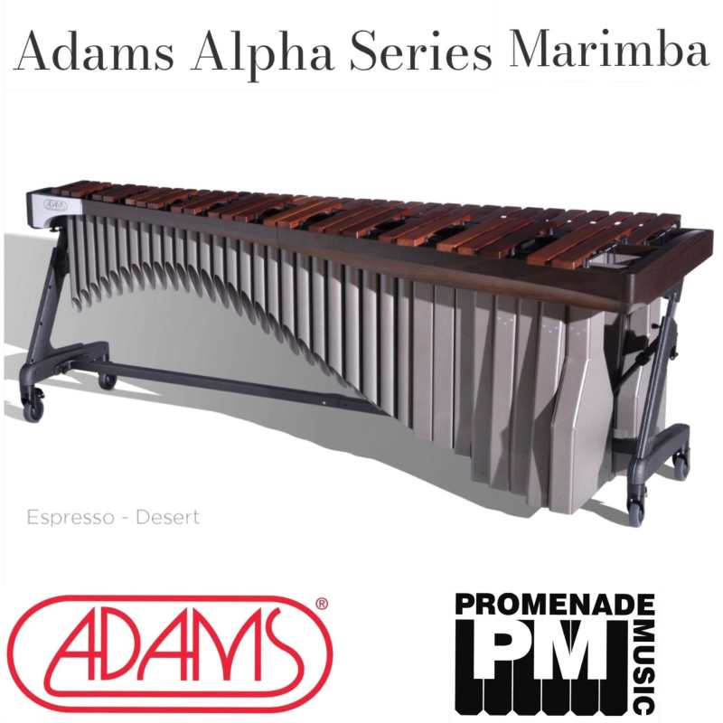 Adams MAHA43 Alpha Series 4.3-octave Marimba with Honduran Rosewood Bars and Apex Frame (Available in 16 colour combinations - 4 rail colours and 4 resonator colours) - Image 13