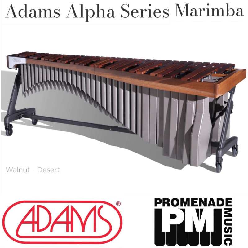 Adams MAHA43 Alpha Series 4.3-octave Marimba with Honduran Rosewood Bars and Apex Frame (Available in 16 colour combinations - 4 rail colours and 4 resonator colours) - Image 16
