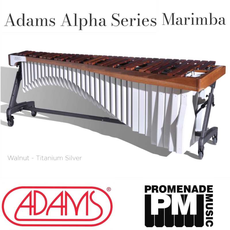 Adams MAHA43 Alpha Series 4.3-octave Marimba with Honduran Rosewood Bars and Apex Frame (Available in 16 colour combinations - 4 rail colours and 4 resonator colours) - Image 9