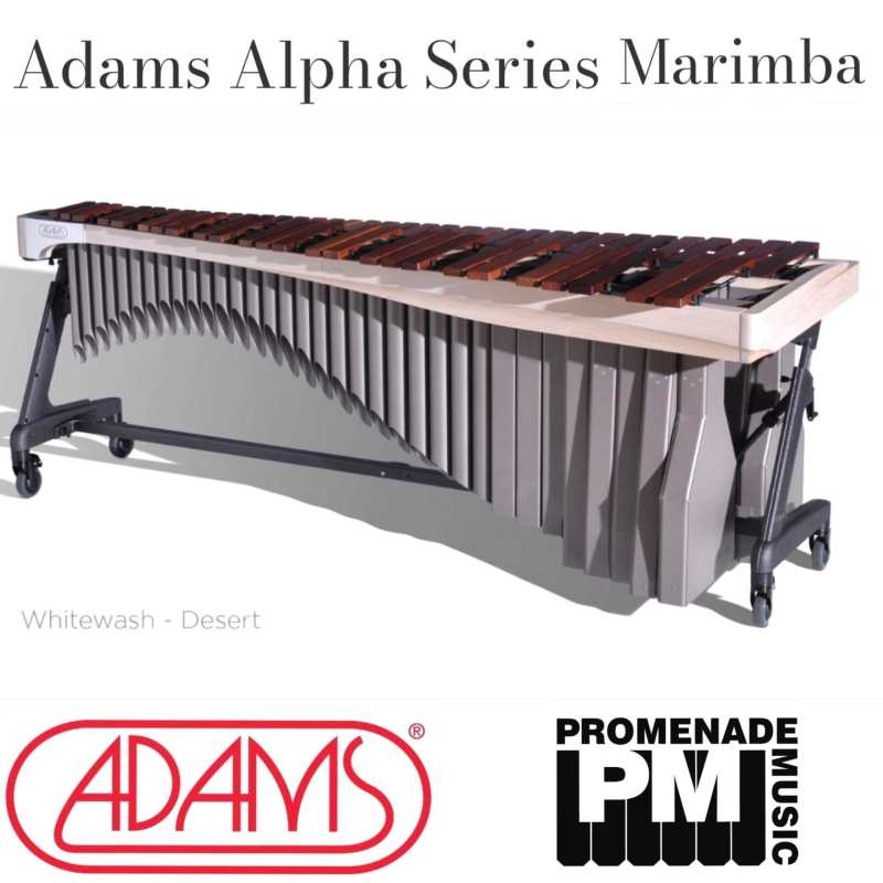 Adams MAHA43 Alpha Series 4.3-octave Marimba with Honduran Rosewood Bars and Apex Frame (Available in 16 colour combinations - 4 rail colours and 4 resonator colours) - Image 14