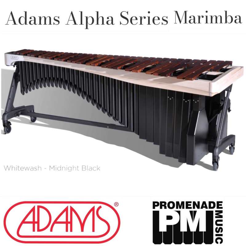 Adams MAHA43 Alpha Series 4.3-octave Marimba with Honduran Rosewood Bars and Apex Frame (Available in 16 colour combinations - 4 rail colours and 4 resonator colours) - Image 3