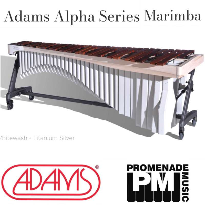 Adams MAHA43 Alpha Series 4.3-octave Marimba with Honduran Rosewood Bars and Apex Frame (Available in 16 colour combinations - 4 rail colours and 4 resonator colours) - Image 10