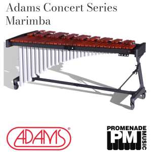 Adams MCHA43 Concert Series 4.3-octave Marimba with Full-size Honduran Rosewood Bars, Apex Frame, Cover and Mallets