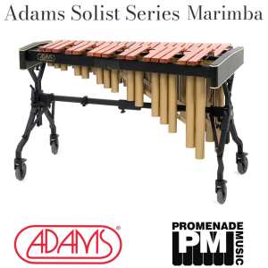 Adams MSPVJ30 Soloist Series 3-octave Junior Marimba with  Padouk Wood Bars, Voyager Stand, Cover and Mallets