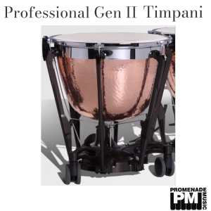 Adams 20" Professional Generation II Hammered Cambered Copper Timpani ..... with balanced action pedal mechanism, tuning gauge, mute and remo renaissance head [available with or without finetuner]