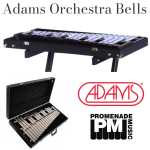 Adams GCD26 2.6-octave Concert Series Portable Glockenspiel with Detachable-lid Hardcase ….. 1.25” wide bars, f-d range, A=442Hz pitch [gcd-26]