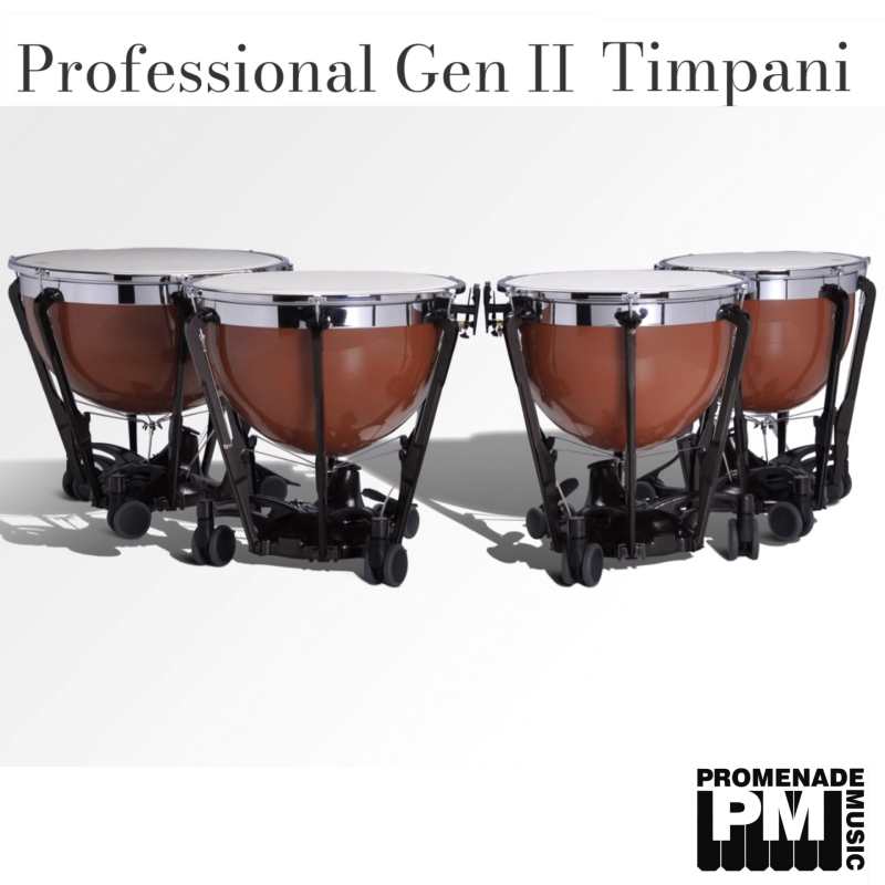 Adams 32" Professional Generation II Fibreglass Timpani with Balanced Action Pedal Mechanism, Tuning Gauge, Mute & Remo Renaissance Head [available with or without finetuner] - Image 2