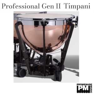 Adams 20" Professional Generation II Smooth Copper Timpani with Balanced Action Pedal Mechanism, Tuning Gauge, Mute & Remo Renaissance Head [available with or without finetuner]