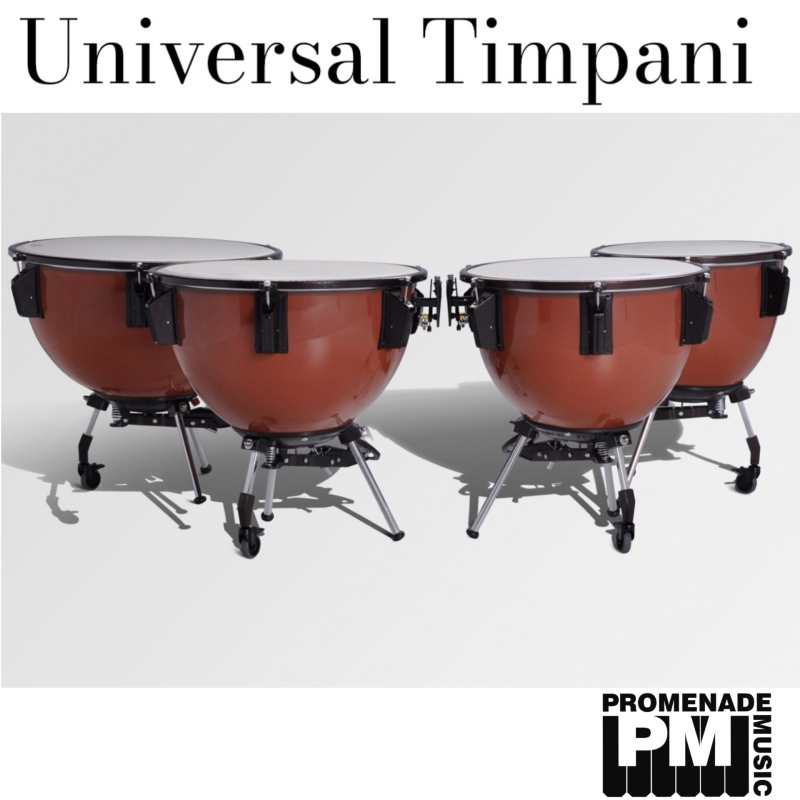 Adams 20" Universal Fibre Pedal Timpani ….. with tuning gauge, remo renaissance head, mute, and tuning key (available with or without finetuner) - Image 2