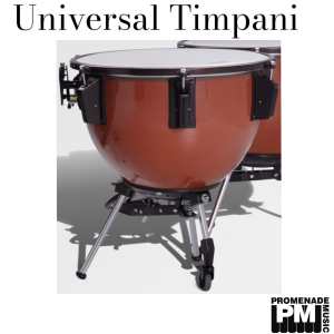 Adams 20" Universal Fibre Pedal Timpani ….. with tuning gauge, remo renaissance head, mute, and tuning key (available with or without finetuner)