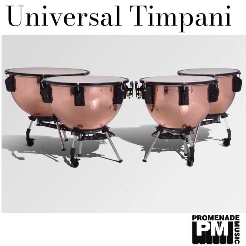 Adams 26″ Universal Hammered Copper Timpani ….. with tuning gauge, remo renaissance head, mute, and tuning key (available with or without finetuner) - Image 3