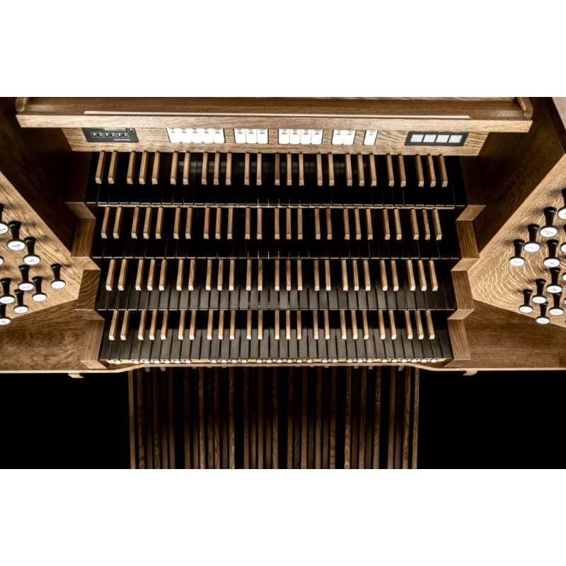 Content Concerto 476 4-Manual Organ with 32-note Radiating Concave Pedalboard & Adjustable Bench - Image 3