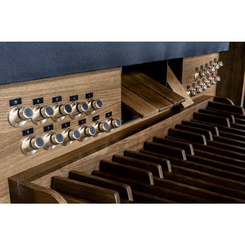 Content Concerto 476 4-Manual Organ with 32-note Radiating Concave Pedalboard & Adjustable Bench - Image 4