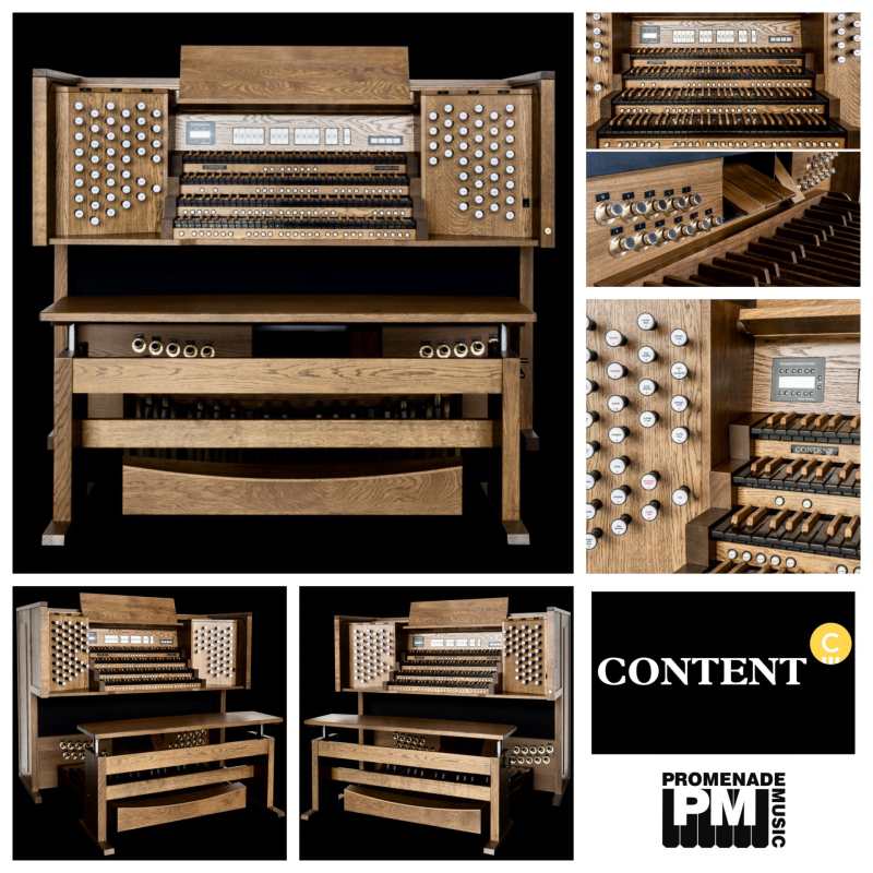 Content Concerto 476 4-Manual Organ with 32-note Radiating Concave Pedalboard & Adjustable Bench - Image 9
