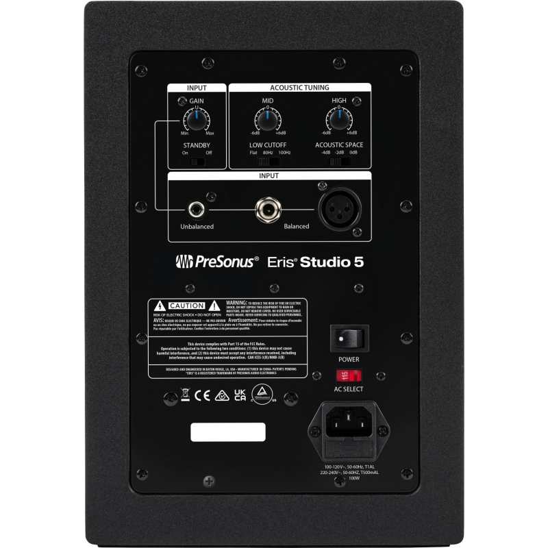 PreSonus Eris Studio 5 - Active Studio Monitor (Single Unit) - Image 2