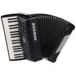 Hohner Bravo III 72 Bass Accordion in Black with Bag & Straps (A16622)