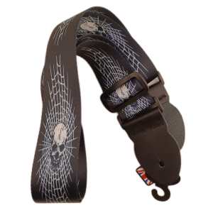 Levin 2" Webbing Graphic Guitar Strap Cobweb (LS-G-WG-200-COBWEB)