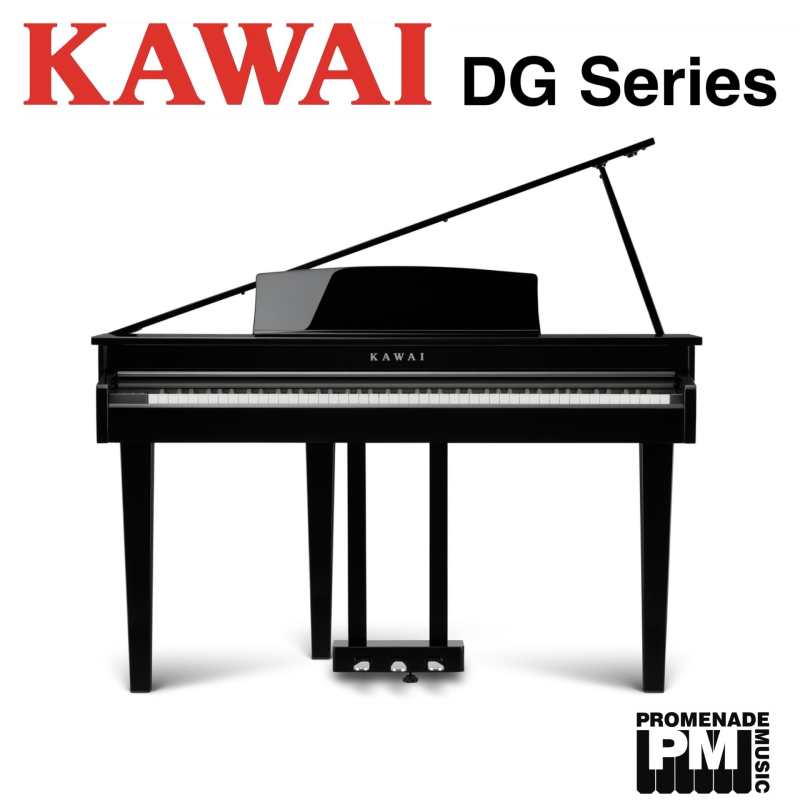 Kawai DG30 Digital Grand Piano with Adjustable Piano Stool - Image 2