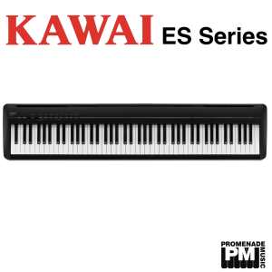 Kawai ES-120 Portable Digital Piano in Black (ES120)