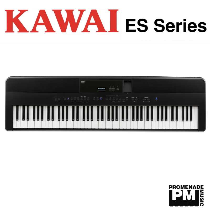 Kawai ES520 Digital Piano, Black
