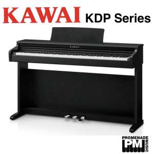 Kawai KDP120SB Digital Piano in Satin Black